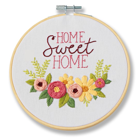 Home Sweet Home Embroidery Kit by Loops &#x26; Threads&#xAE;